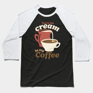 Enjoy Vintage Morning Coffee Baseball T-Shirt